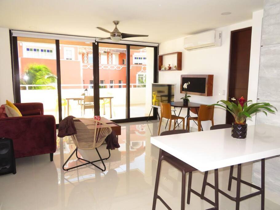 Elegant Apartment Well Located In The Hotel Zone Of Cancún Exteriör bild